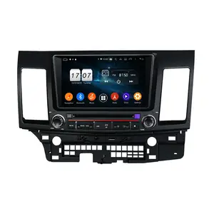 KLYDE — lecteur DVD de voiture, avec écran IPS, avec DSP, wi-fi, avec Audio et Navigation GPS, sous Android 10, 4 go + 32 go, pour Mitsubishi Lancer 2014 à 2015, 4G LTE