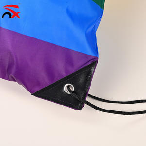 Mochila Personalizada con Cordón y Rayas Arcoíris LGBT, Bolsa Impermeable de <span class=keywords><strong>Oxford</strong></span> para Desfiles y Festivales del Orgullo - Product Image 5