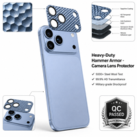 Protection d'objectif d'appareil photo en verre trempé en alliage, couverture intégrale, antistatique, grade AAA, dureté 9H pour 18 Pro Max