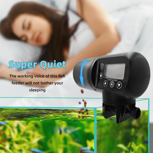 Mangeoire à poisson automatique à grand écran numérique personnalisable en usine Bol en plastique écologique alimenté par batterie pour aquarium d'aquarium - Product Image 3