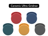 Broyeur d'herbes en céramique moderne de qualité supérieure Nouvelles dents Logo gratuit personnalisé Outil de fumer en métal en aluminium Outil de vente en gros pour fumer du tabac