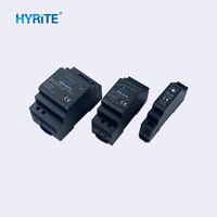 Hyrite HDR 5V/12V/24V/48V 20W/45W/75W Tegangan Keluaran Ultra Lebar Tunggal 85-264V AC Input Slim DIN Rail Industrial Power Supply