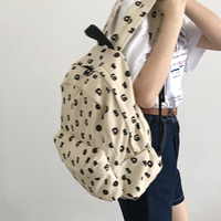 Vente chaude personnalisé Vintage mochilaS de lona pour adolescent sacs d'école mode enfants compartiment toile sac à dos