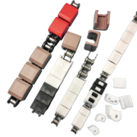 Accessoires et composants pour convoyeurs à chaîne, convoyeurs à chaîne à forte charge, couvercles et embouts de chaîne pour palettes