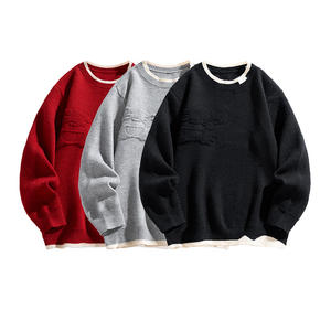 Nouveau style 2026 Pulls pour hommes Horse Men, col montant, demi-zip, pull Paul décontracté, haut tricoté décontracté - Product Image 5