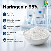 Naringénine 98% en poudre CAS 480-41-1 Testé HPLC Extrait d'agrumes Matière première végétale en vrac