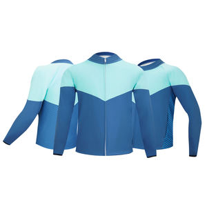 Sublimación personalizada Cremallera completa Chaqueta deportiva de poliéster Sublimación Cremallera Sudadera con capucha Logotipo personalizado Cremallera Sudaderas lisas Sudadera con capucha en blanco - Product Image 6