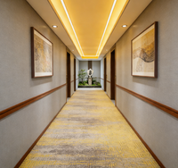 Tapis Axminster en nylon tressé, antidérapant et antistatique, fabriqué sur mesure pour les solutions de revêtements de sol commerciaux et hôteliers