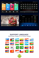 Autoradio universel full hd 2 din android portable écrans de voiture multimédia voiture stéréo lecteur dvd avec bluetooth tv