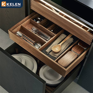 Kelen 2025 tủ bếp tùy chỉnh MDF nhà cung cấp mỹ Modular Hiện Đại Đồ nội thất gỗ tủ bếp - Product Image 3