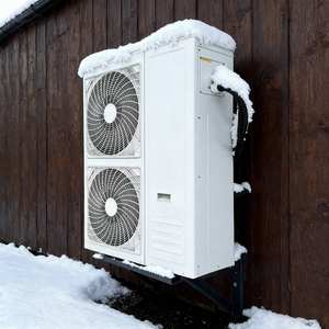 Calentador de Agua con Bomba de Calor de Fuente de Agua R32, Eficiencia Energética A+++, Compresor Scroll con Inversor EVI/WiFi/DC, Diseño sin Tanque para Hotel - Product Image 1