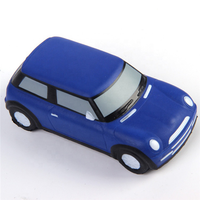 Cadeaux promotionnels Mini voiture forme PU mousse anti-Stress jouet PU balle anti-Stress