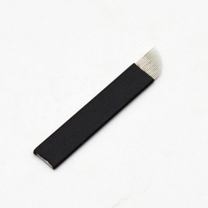 Pluma de tatuaje <span class=keywords><strong>Microblading</strong></span> del fabricante con 12 14 16 18 Hojas de agujas negras de 0,2mm para Microblade de <span class=keywords><strong>cejas</strong></span> permanente - Product Image 3
