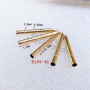 R189-4S ซ็อกเก็ตพินทดสอบ 3.55 มม. ท่อโพรบทองแดงสำหรับชิ้นส่วนเครื่องมือ - Product Image 3