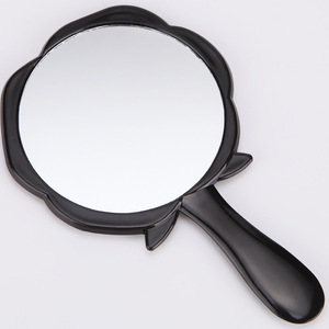 Rose Shaped Handheld Makeup <b>Mirror</b> Portable Beauty <b>Mirror</b> With Round Design <b>Small</b> Cute For Travel And Daily Use - Product Image 4