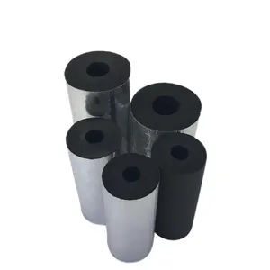 Ligne de production de papier aluminium face à l'isolation souple et flexible en caoutchouc noir tube de mousse isolation de tuyau de réfrigérateur