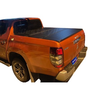 BESTWYLL Liftup <span class=keywords><strong>Tailgate</strong></span> Pickup Truck Bed Three Trifold plegable Tonneau Tri Fold Hard Tri-Fold Cover para Mitsubishi Triton Z07 - Product Image 1