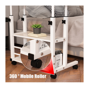 Escritorio de Altura Ajustable Manual al por Mayor, Escritorios Modernos para Habitación, con Ruedas Móviles, Mesa de Oficina para Computadora Ajustable - Product Image 4