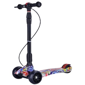 Patinete Plegable con Freno Musical y Luces, Altura Ajustable para Niños de 6 a 8 Años - Product Image 1