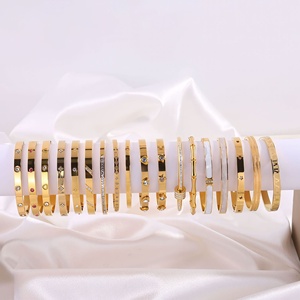 Bracelet en acier inoxydable étanche en zircon doré personnalisé charme de mode pour bracelet de fournisseur de bijoux de confiance - Product Image 2
