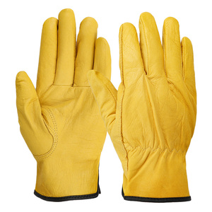 Guantes de Trabajo de Cuero Vacuno Suaves, Duraderos y Protectores de Grado AB para Soldadura, para Hombre - Product Image 2