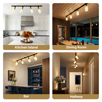 Tête d'éclairage sur rail de type H, directement de l'usine, avec ampoule à culot E26, abat-jour en verre blanc réglable, compatible Halo, luminaire homologué ETL