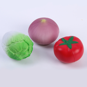 Balle anti-stress en PU de haute qualité avec logo personnalisé, thème légumes, jouet en mousse PU à presser pour filles et garçons - Product Image 5