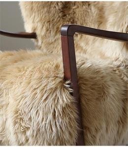 <span class=keywords><strong>Fauteuil</strong></span> <span class=keywords><strong>en</strong></span> laine touffetée <span class=keywords><strong>de</strong></span> haute qualité, design scandinave confortable, <span class=keywords><strong>fauteuil</strong></span> <span class=keywords><strong>en</strong></span> <span class=keywords><strong>peau</strong></span> <span class=keywords><strong>de</strong></span> <span class=keywords><strong>mouton</strong></span> pour chambre à coucher, salon, appartement <span class=keywords><strong>de</strong></span> loisirs - Product Image 5