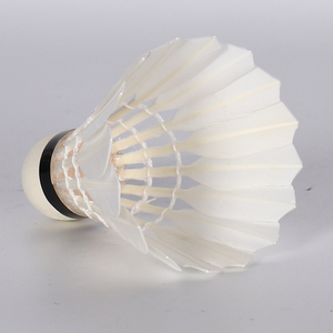 Volant de plumes de canard en liège 2 couches de <span class=keywords><strong>badminton</strong></span> OEM avec étiquette vierge - Product Image 3