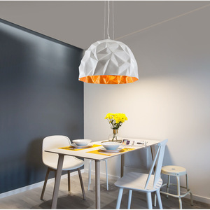 โคมไฟระย้าใยแก้วทรงหลายเหลี่ยม ยี่ห้อหยานหยวน ดีไซน์ทันสมัย เรียบง่าย เหมาะสำหรับร้านอาหาร คาเฟ่ ห้องนั่งเล่น ห้องพักในโรงแรม - Product Image 3