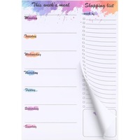 Bloc de Notas Adhesivas Magnéticas Suaves de Alta Viscosidad, Planes Diarios, Línea Fácil de Rasgar, Bloc de Notas Personalizable, Promoción de Venta Caliente
