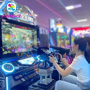 Funspace Arcade Amusement Equiment Muntbediende-<span class=keywords><strong>Gun</strong></span>-Shooting-Game-Machine 2 Spelers Bewegingspistolen Machine Videogameconsole - Product Image 2