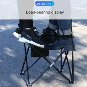 Chất Lượng Tốt Nhỏ Cắm Trại Ngoài Trời Gấp Di Động Giải Trí Câu Cá Phẳng Phân Train Vườn Nghệ Thuật Phác Thảo Ghế - Product Image 4