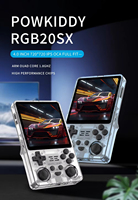 Console de jeu portable RGB20SX Mini 4 pouces pour enfants, multijoueur, rétro, Linux, écran IPS 5000 mAh avec 10000 jeux intégrés, cadeau