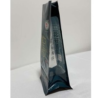 Sac d'emballage alimentaire imprimé sur mesure à huit côtés avec fenêtre transparente auto-scellante pour l'emballage des gâteaux de lune