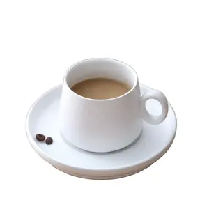Macaron Kleur Water Cups Keramische Mat Frosted Koffie Kopjes Met Schotel Ochtend Ontbijt Paar Buik Vorm Mokken Plaat