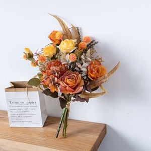 Un Sueño de Flores, Rosas Artificiales CF01434, Tela Plástica Tejida, Decoración del Hogar, Ramo de Boda - Product Image 3