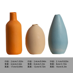Vaso in ceramica set <span class=keywords><strong>di</strong></span> tre pezzi vaso bianco decorazione arredi e decorazioni per la casa <span class=keywords><strong>di</strong></span> fiori moderni vaso <span class=keywords><strong>di</strong></span> fiori - Product Image 5