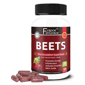 Fabricant de compléments alimentaires certifié GMP, soutient la santé immunitaire et cardiaque des adultes, 90 capsules de BEETS. - Product Image 1