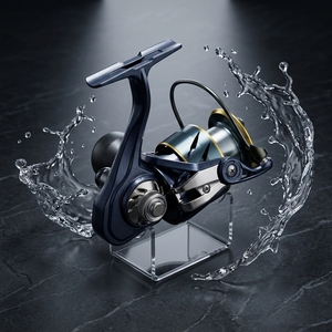 <span class=keywords><strong>Moulinet</strong></span> de pêche spinning, rapport de transmission 5.2:6.2, système de roulements à billes 5+1, corps en aluminium, composants en carbone pour la pêche en <span class=keywords><strong>mer</strong></span>/eau douce/lac - Product Image 3