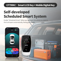 Démarrage à une touche, contrôle du véhicule par téléphone, entrée confortable, clé LCD intelligente, clés partagées, clés de voiture, clé intelligente