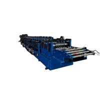 Machine de formage à rouleaux à grande vitesse pour poutrelles en CZ avec moteur PLC, roulement et cadre en acier, longue durée de vie