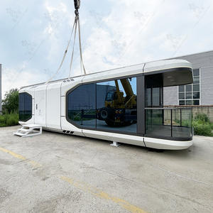 Casa móvil de montaje rápido Invernadero de vidrio Casa de cúpula geodésica Otra construcción y bienes raíces Casa pequeña - Product Image 2