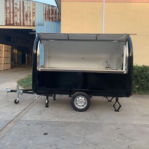<b>Concession</b> Street Mobile Food Truck Air Conditioner Retro Fast Food Grilling Cart Hot Dog <b>Trailer</b> for Sale - Product Image 5