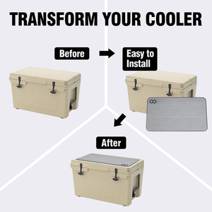 23,8 pulgadas Color personalizado marrón EVA caja que cubre la almohadilla superior del refrigerador para <span class=keywords><strong>Yeti</strong></span> <span class=keywords><strong>Cooler</strong></span> Box Ice Boxes Topper - Product Image 3