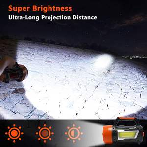 Linterna LED Potente de 1000LM al por Mayor, Ultra Larga Duración, Salida USB, Recargable, Banco de Energía, ABS, IP65, para Camping - Product Image 5