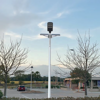 Lampu Jalan Tenaga Surya Premium Tahan Air Ip65 Kontrol Cerdas Terbaik untuk Luar Ruangan 100W 120W 200W Tipe Terpisah Set Harga Lampu Jalan Tenaga Surya