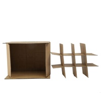 Boîte en carton ondulé personnalisée, recyclable, directement de l'usine, avec impression, pour l'emballage et l'expédition, avec insert.