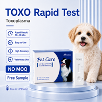 TOXO Toxoplasma Gondii Einzel-Testkarte Schnelldiagnostik-Reagenz für Toxoplasmosis bei Haustieren zur Veterinärmedizinischen Anwendung