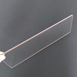 Verre céramique transparent 4mm 5mm pour cheminée Panneaux de verre de visualisation du feu à haute température - Product Image 2